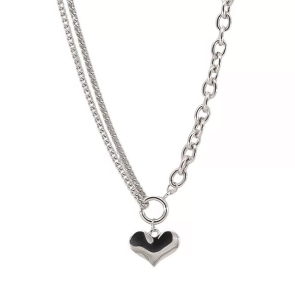 ⚡️Insta sterling silver heart chain necklace - Picture 3 of 6
